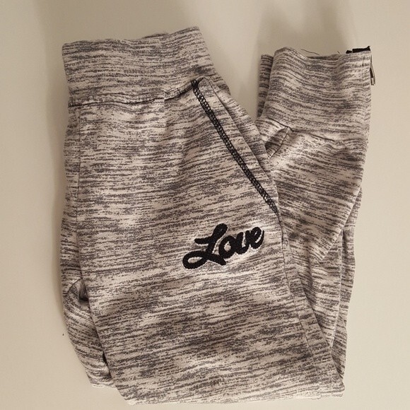 Limited Too Gray Heathered Sweatpants - Picture 1 of 6